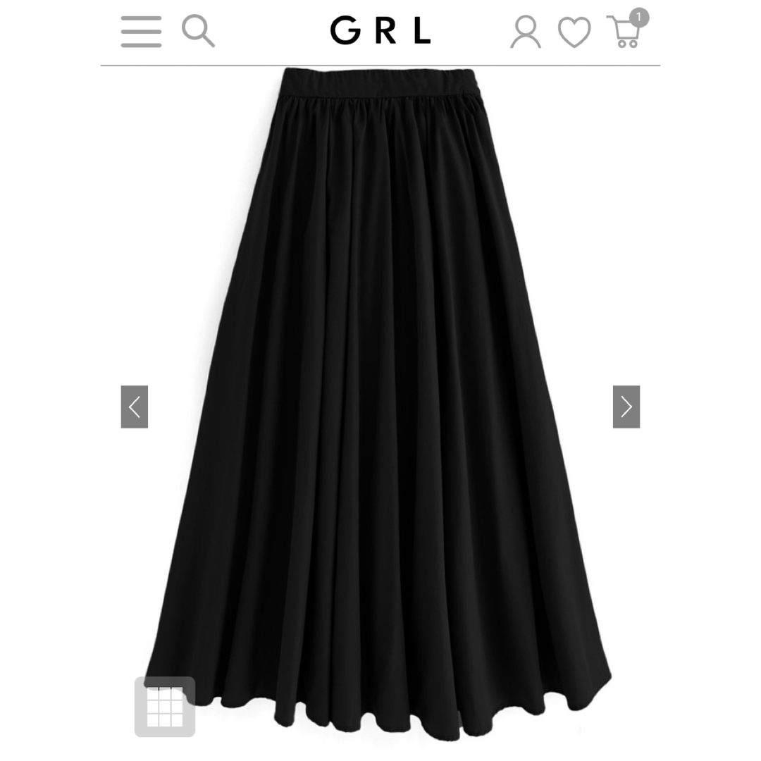 GRL(グレイル)のグレイル　スカート レディースのスカート(ロングスカート)の商品写真