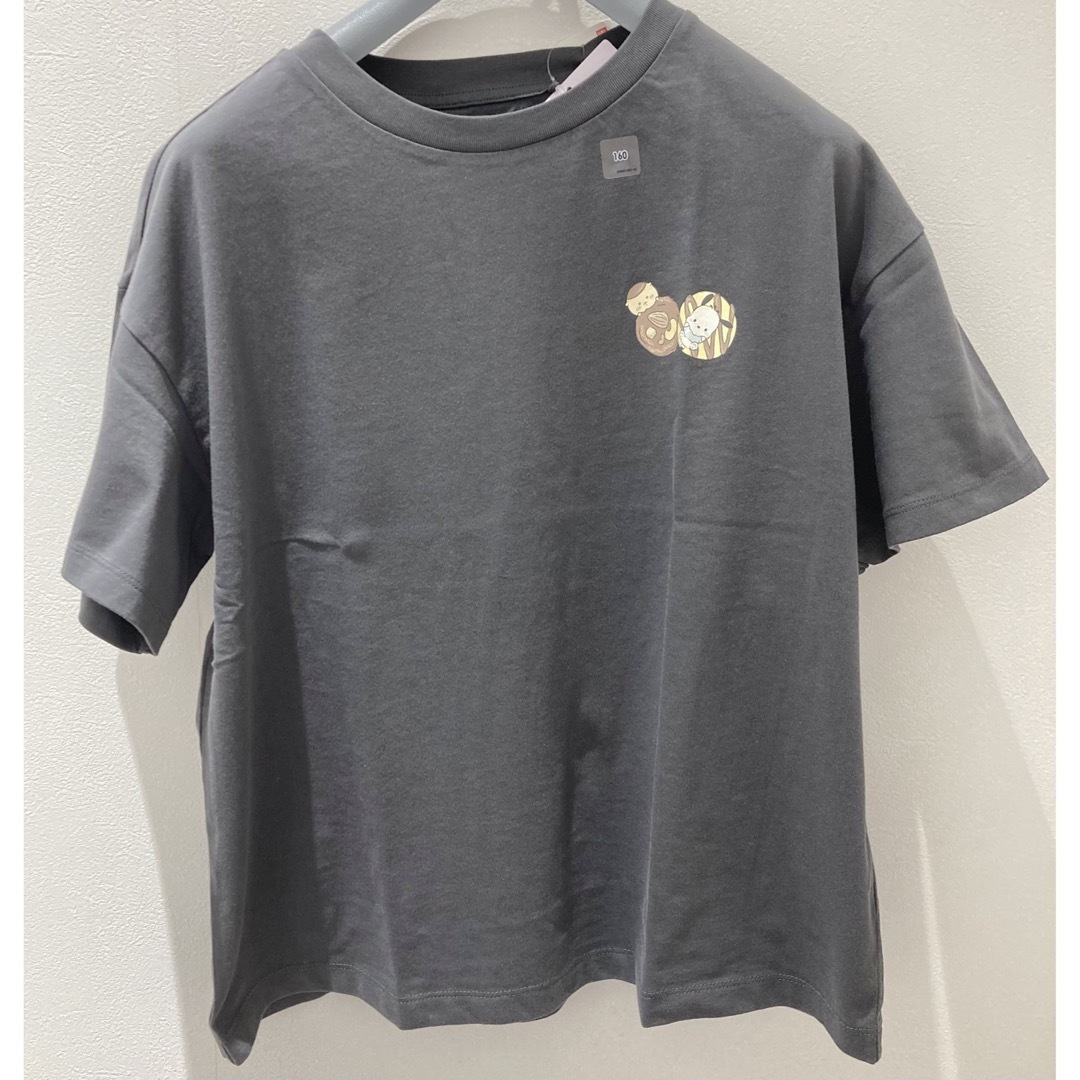 UNIQLO(ユニクロ)のユニクロ UNIQLO ちいかわ×サンリオ　コラボ　Tシャツ 160cm 新品 キッズ/ベビー/マタニティのキッズ服女の子用(90cm~)(Tシャツ/カットソー)の商品写真