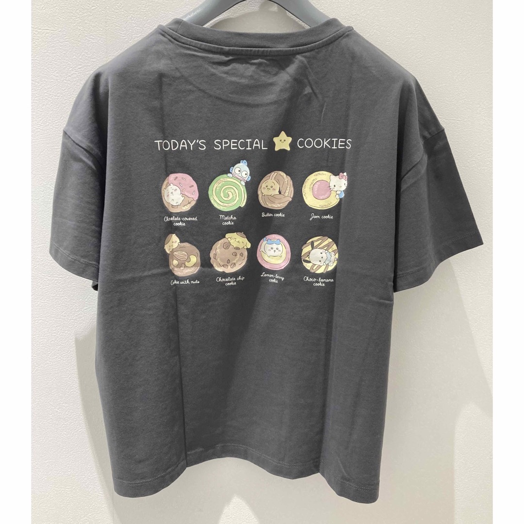 UNIQLO(ユニクロ)のユニクロ UNIQLO ちいかわ×サンリオ　コラボ　Tシャツ 160cm 新品 キッズ/ベビー/マタニティのキッズ服女の子用(90cm~)(Tシャツ/カットソー)の商品写真