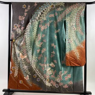 振袖 身丈157.5cm 裄丈65cm 正絹 美品 逸品 【中古】(着物)