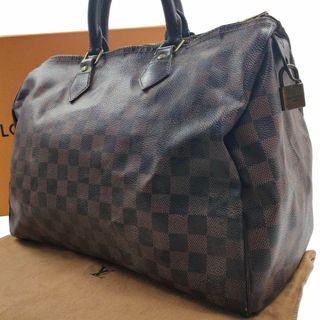 ルイヴィトン(LOUIS VUITTON)のルイヴィトン ダミエ スピーディ30 ボストンバッグ 総柄 レザー ブラウン系(ボストンバッグ)