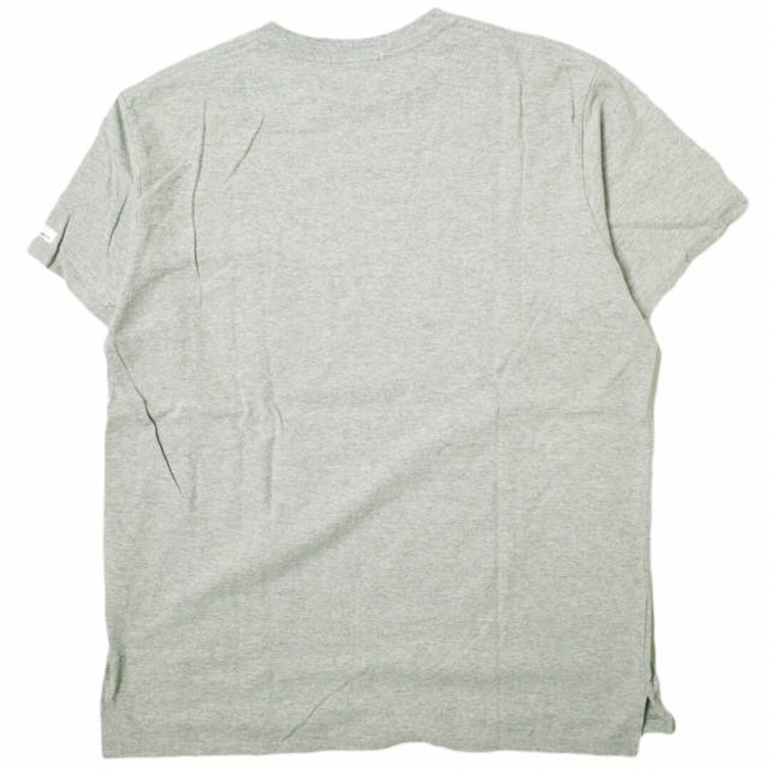 Engineered Garments(エンジニアードガーメンツ)のEngineered Garments エンジニアードガーメンツ カナダ製 Printed Cross Crew Neck T-shirt - 11101 クロスオーバークルーネックポケットTシャツ M GREY 半袖 トップス【中古】【Engineered Garments】 メンズのトップス(Tシャツ/カットソー(半袖/袖なし))の商品写真