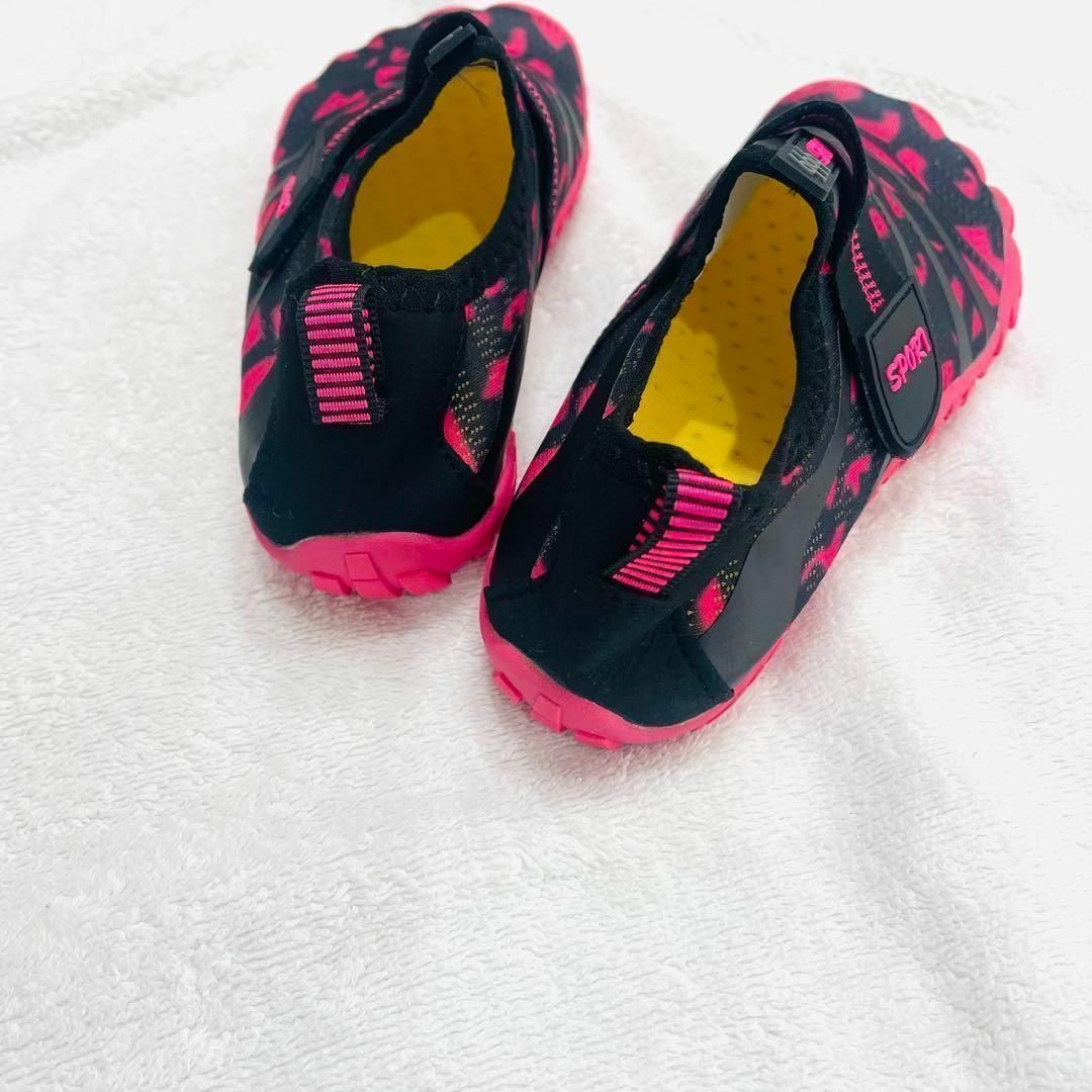 17㎝ウォーターシューズ(ピンク)マリンシューズキッズこども男女海川プール キッズ/ベビー/マタニティのキッズ靴/シューズ(15cm~)(サンダル)の商品写真