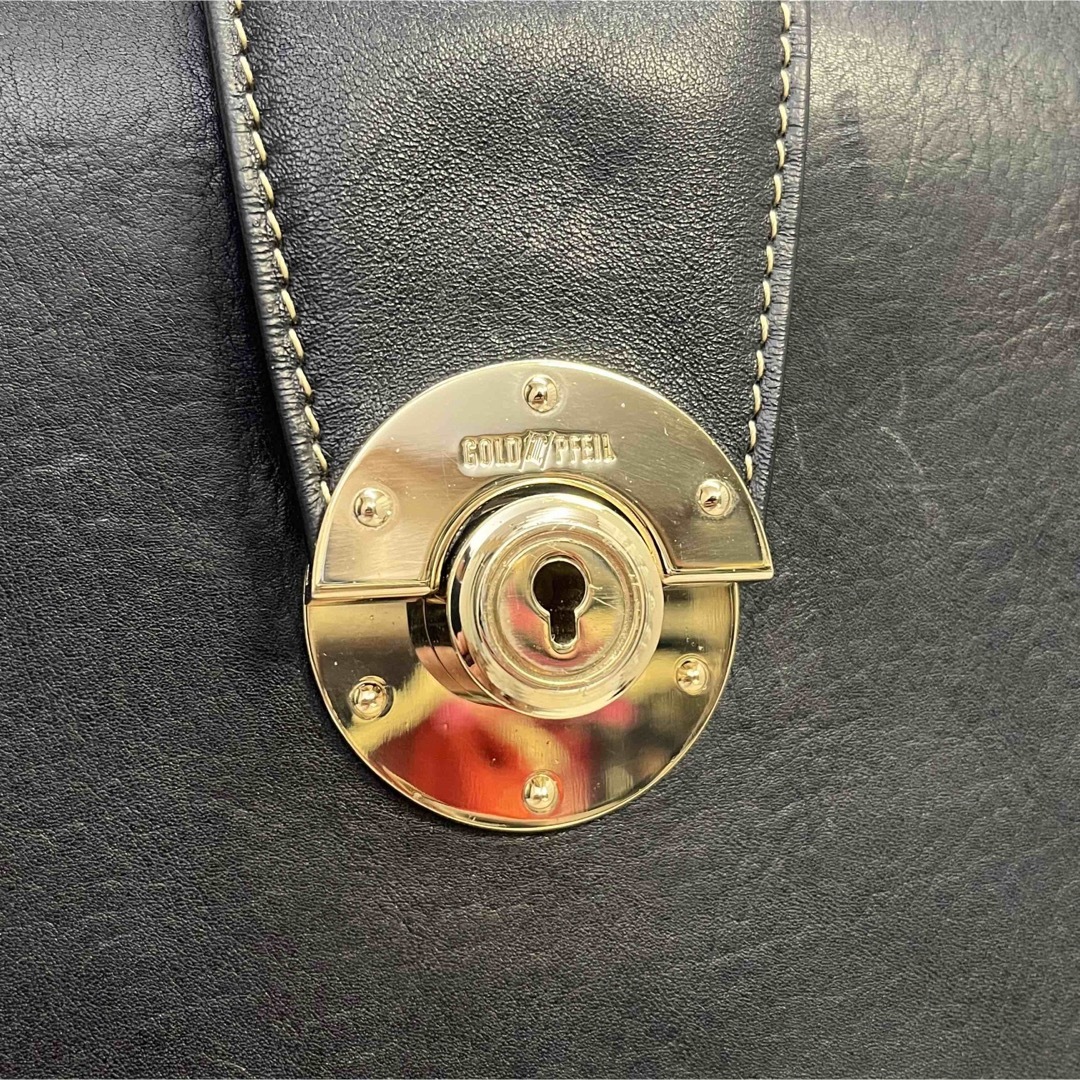 GOLD PFEIL(ゴールドファイル)の【高級】ゴールドファイル  オックスフォード　レザーダレスバッグ メンズのバッグ(ビジネスバッグ)の商品写真