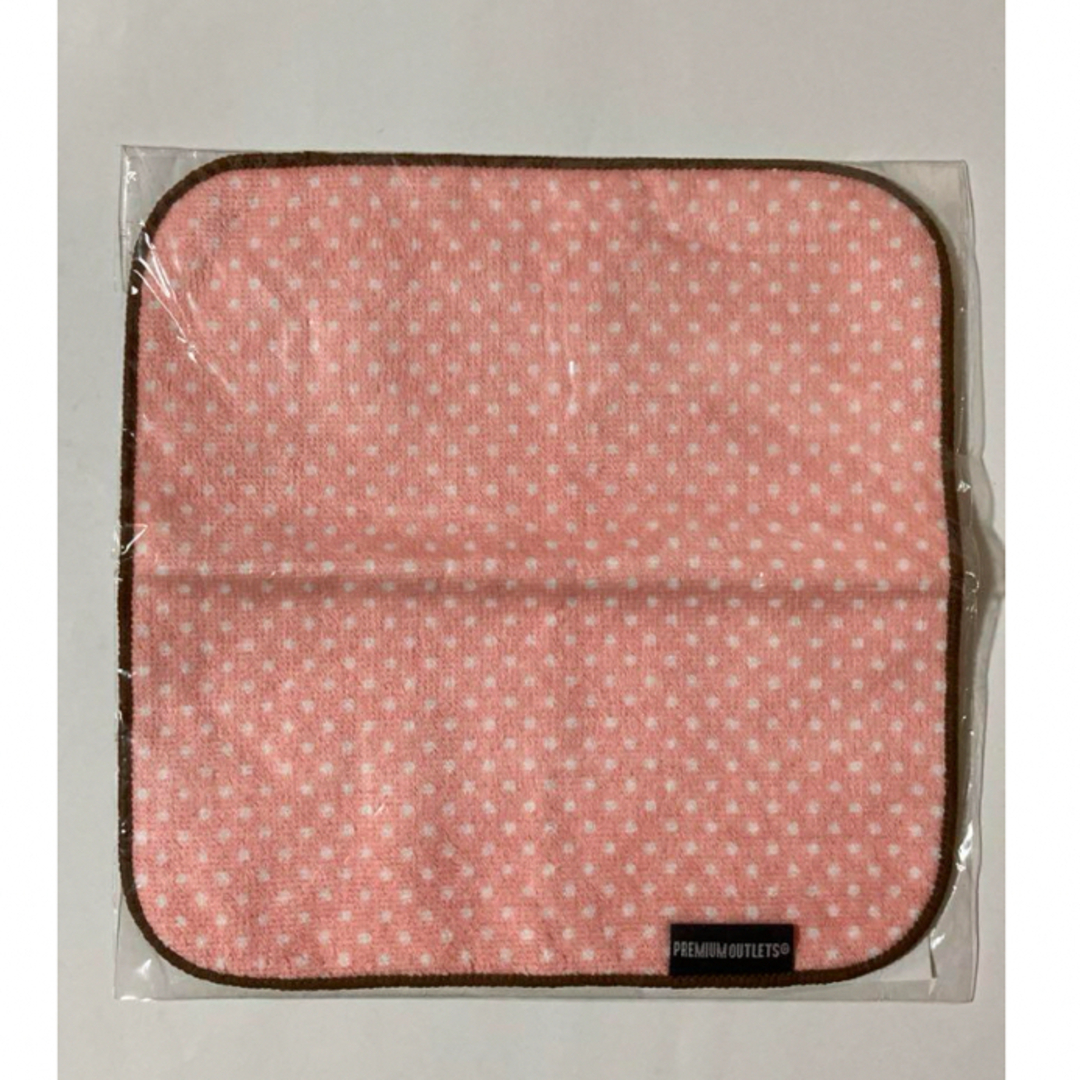 ミニタオルハンカチ　ピンク レディースのファッション小物(ハンカチ)の商品写真