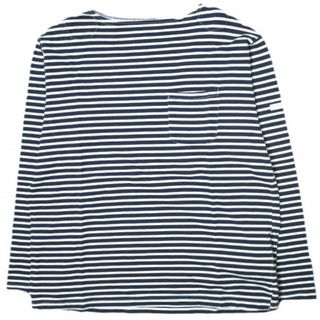 Engineered Garments - Engineered Garments エンジニアードガーメンツ アメリカ製 Bask Shirt - St. JERSEY ボーダーバスクシャツ M Navy/White 長袖 ボートネック Tシャツ カットソー トップス【中古】【Engineered Garments】