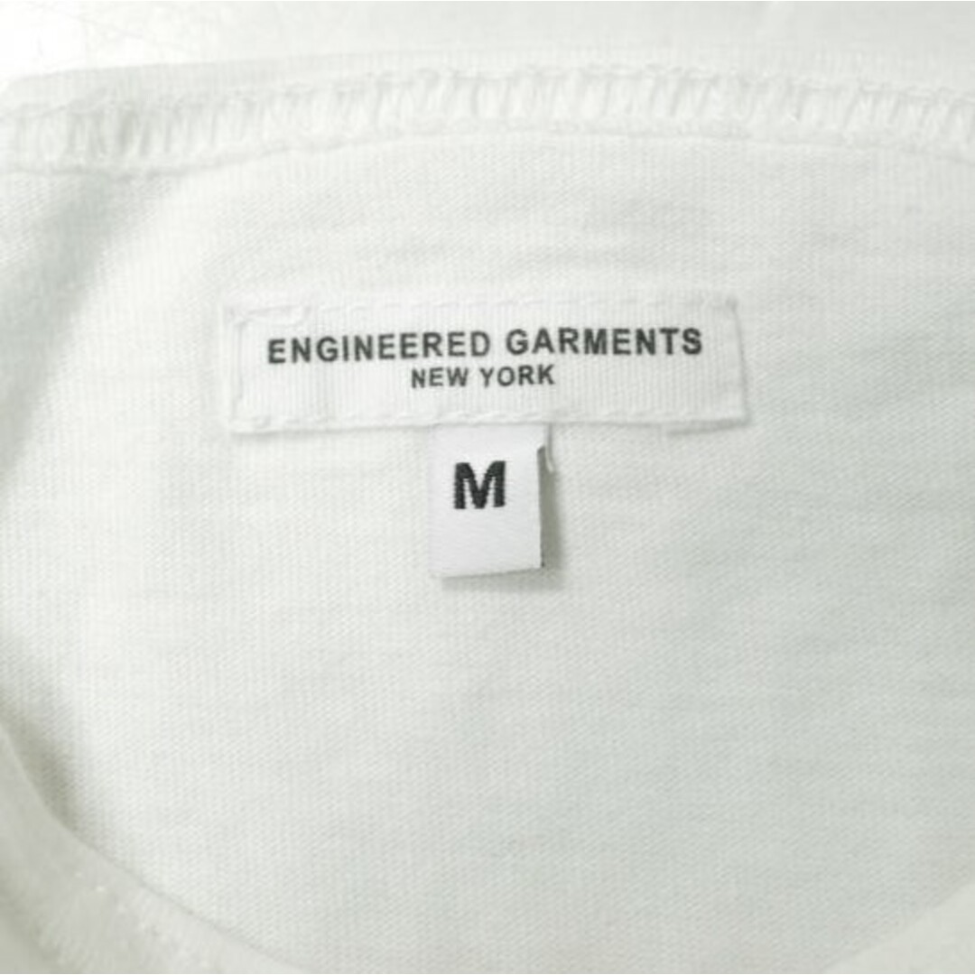 Engineered Garments(エンジニアードガーメンツ)のEngineered Garments エンジニアードガーメンツ アメリカ製 Bask Shirt - Solid JERSEY バスクシャツ ソリッドジャージー M WHITE 長袖 ボートネック Tシャツ カットソー トップス【中古】【Engineered Garments】 メンズのトップス(Tシャツ/カットソー(七分/長袖))の商品写真