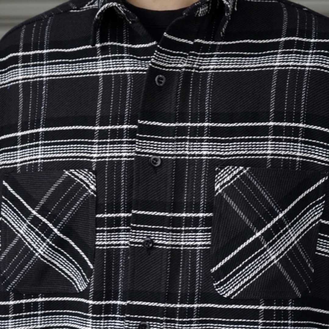 UNUSED(アンユーズド)の¥33,000+tax UNUSEDアンユーズドCHECK SHIRT サイズ2 メンズのトップス(シャツ)の商品写真