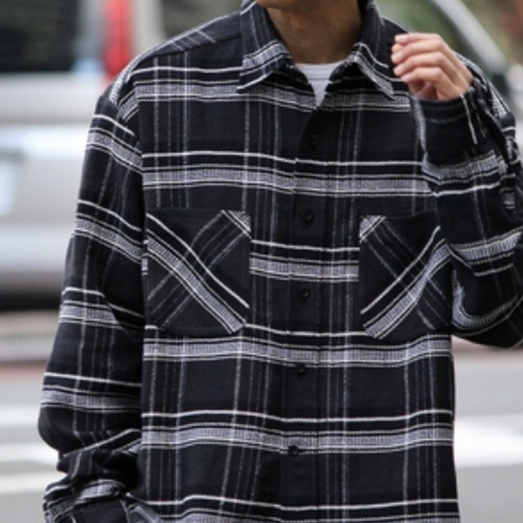 UNUSED(アンユーズド)の¥33,000+tax UNUSEDアンユーズドCHECK SHIRT サイズ2 メンズのトップス(シャツ)の商品写真