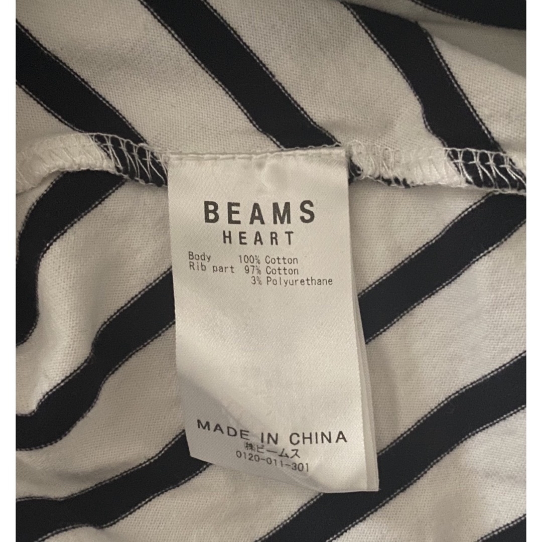 BEAMS(ビームス)の試着のみ BEAMS ななめボーダーチュニック ワンピース レディースのワンピース(ひざ丈ワンピース)の商品写真