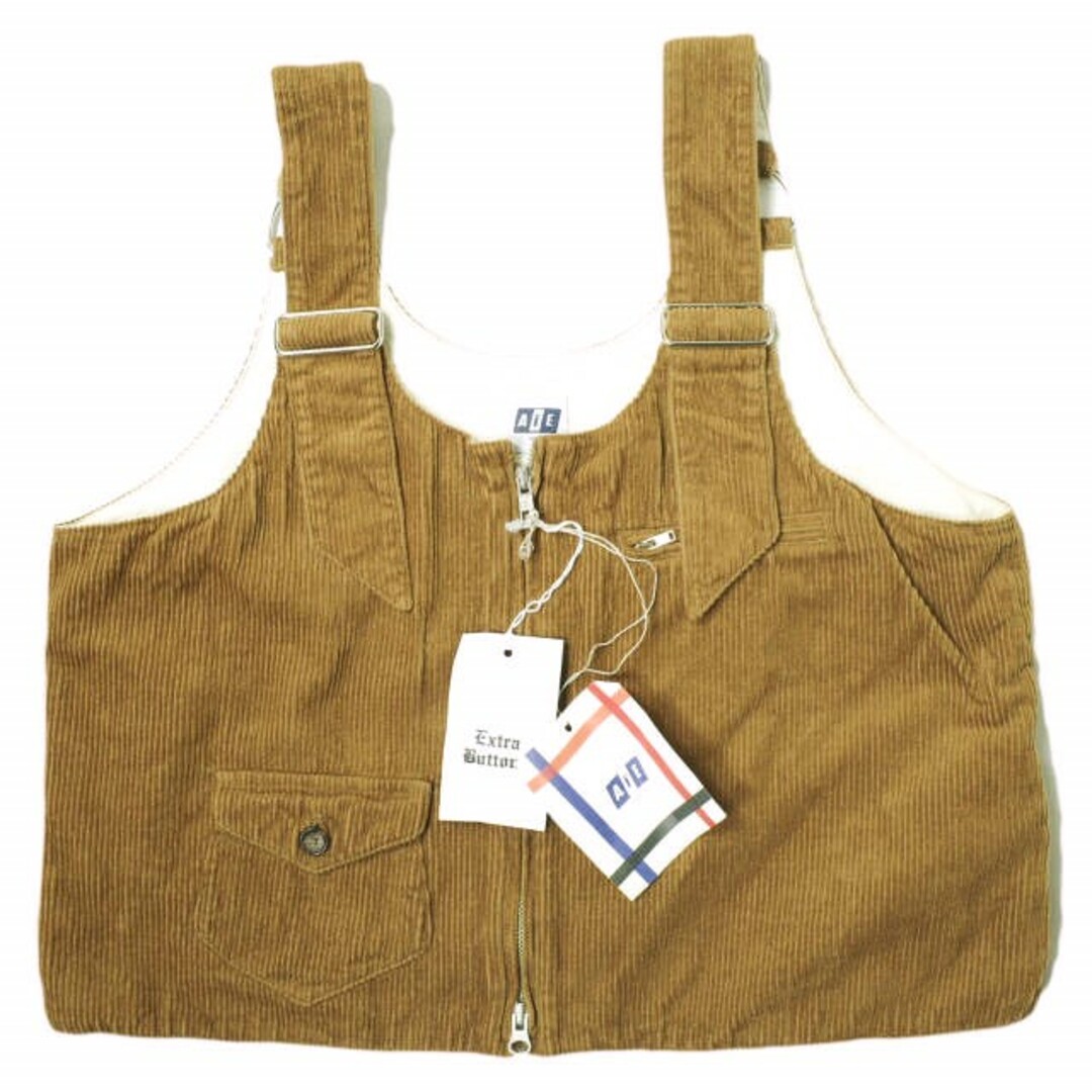 AiE (Arts in Education) エーアイイー アメリカ製 DSD VEST 6W COTTON CORDUROY コーデュロイベスト M ブラウン ジレ トップス【中古】【AiE (Arts in Education)】 メンズのトップス(ベスト)の商品写真