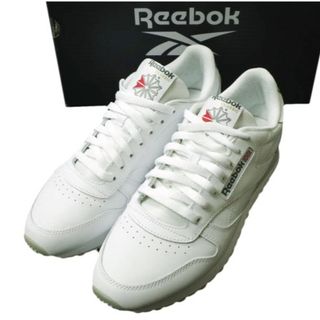 リーボック(Reebok)のReebok リーボック CLASSIC LEATHER クラシックレザー GY3558 US10(28cm) FTWR WHITE/PURE GREY スニーカー シューズ【中古】【Reebok】(スニーカー)