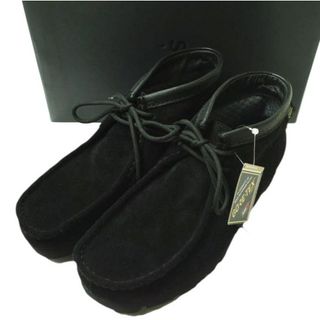 クラークス(Clarks)のClarks クラークス Wallabee BT GTX ワラビーブーツ ゴアテックス 26128499 UK9.5(27.5cm) BLACK SUEDE スエード GORE-TEX シューズ【中古】【Clarks】(ブーツ)