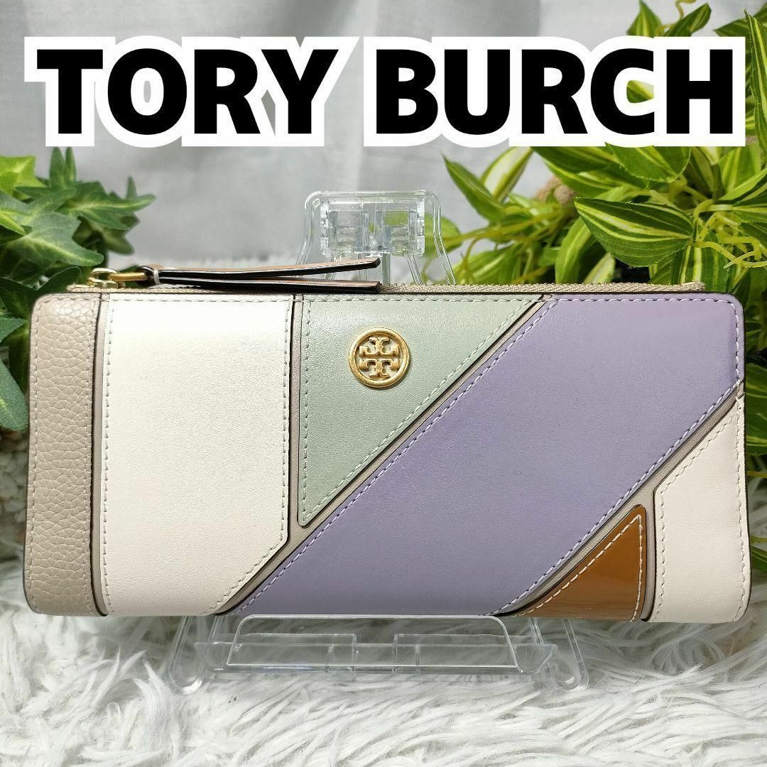 Tory Burch(トリーバーチ)のトリーバーチ 長財布 レザー マルチカラー Tory Burch 財布 総柄 レディースのファッション小物(財布)の商品写真