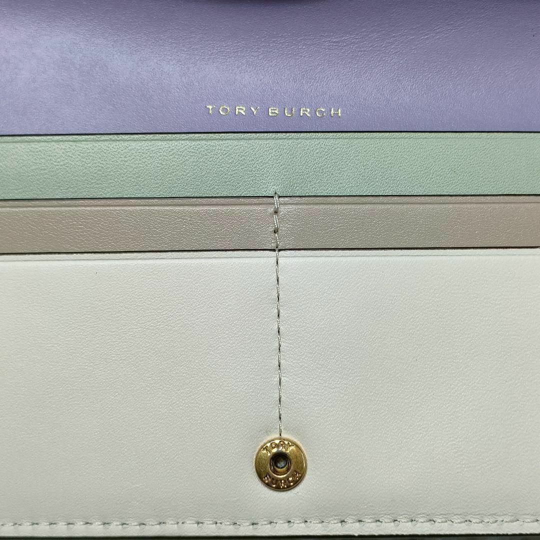 Tory Burch(トリーバーチ)のトリーバーチ 長財布 レザー マルチカラー Tory Burch 財布 総柄 レディースのファッション小物(財布)の商品写真
