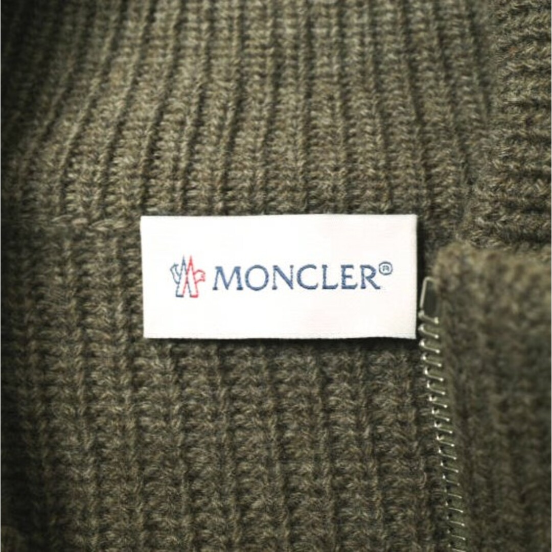 MONCLER(モンクレール)のMONCLER モンクレール 22AW CARDIGAN TRICOT ダウン入り コーデュロイウールコンビ ニットブルゾン H20919B00012 M1241 L モカブラウン カーディガン アウター【中古】【MONCLER】 メンズのジャケット/アウター(ダウンジャケット)の商品写真