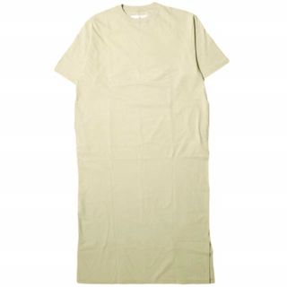 JANE SMITH ジェーンスミス 日本製 BIG T-SHIRTS ONEPIECE オーバーサイズTシャツワンピース 20SCT-#325L 38 BEIGE 半袖 マキシ ロング ドレス トップス【新古品】【中古】【JANE SMITH】(ロングワンピース/マキシワンピース)