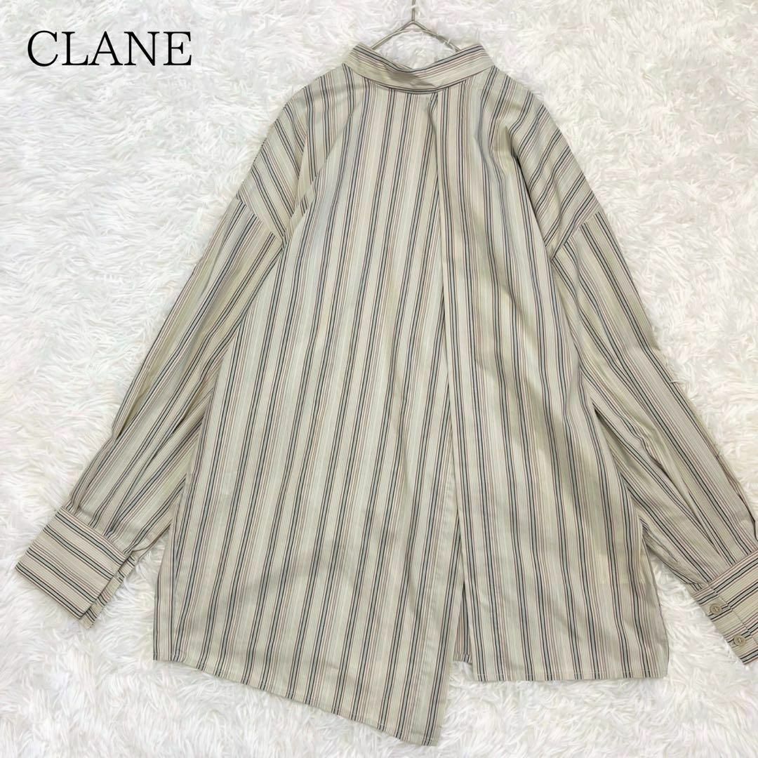 CLANE(クラネ)のCLANE クラネ ダブルフェイススラントスリットトップス レディースのトップス(シャツ/ブラウス(長袖/七分))の商品写真