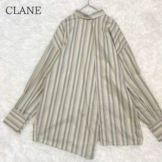 クラネ(CLANE)のCLANE クラネ ダブルフェイススラントスリットトップス(シャツ/ブラウス(長袖/七分))