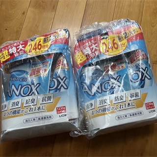 LION - トップ スーパーナノックス(NANOX)洗濯洗剤 液体 詰替 1230g×4個