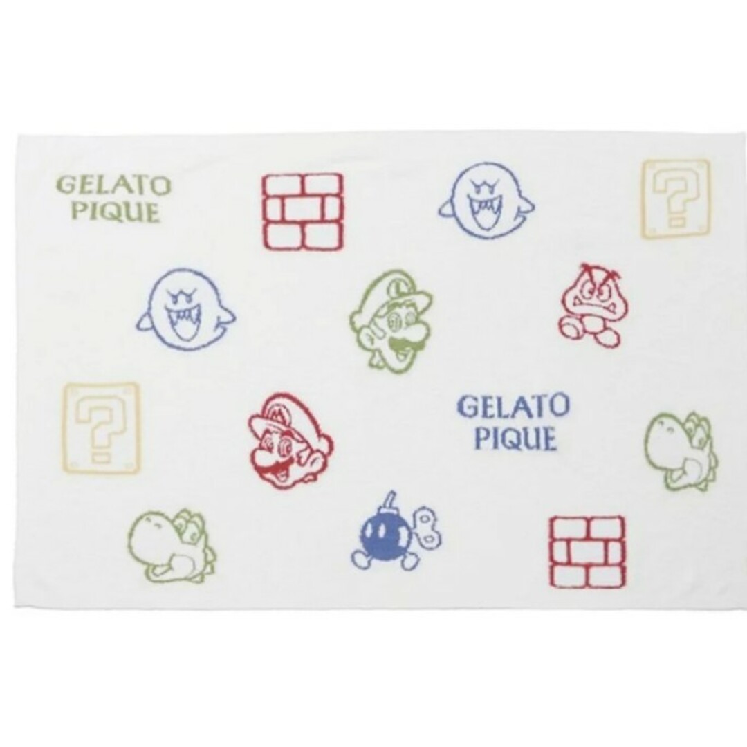gelato pique(ジェラートピケ)のジェラートピケ　スーパーマリオ　ベビモコジャガードブランケット レディースのファッション小物(その他)の商品写真