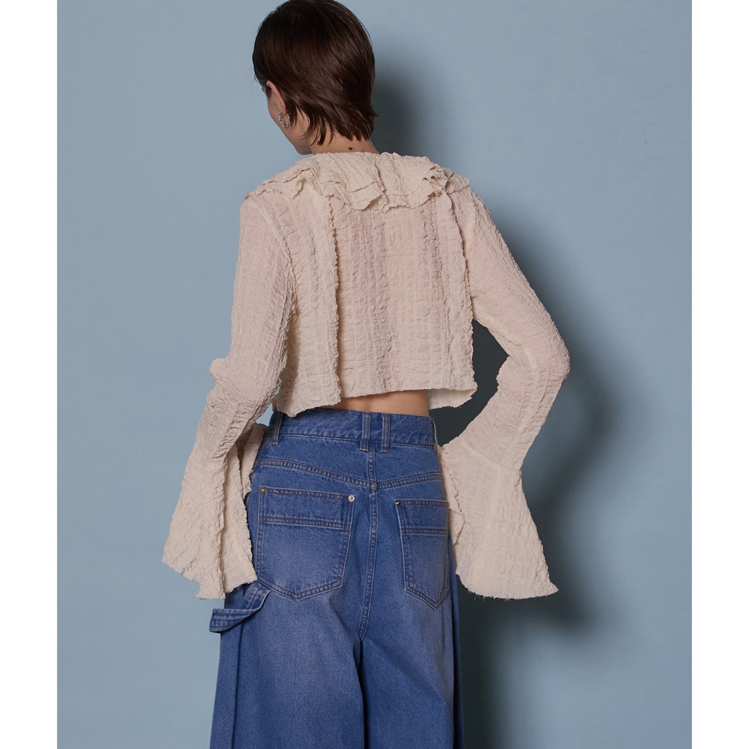 MAISON SPECIAL(メゾンスペシャル)のRuffle Blouse/ラッフルブラウス レディースのトップス(シャツ/ブラウス(長袖/七分))の商品写真