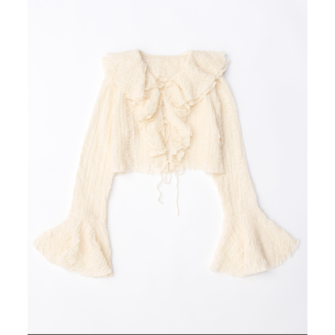 MAISON SPECIAL(メゾンスペシャル)のRuffle Blouse/ラッフルブラウス レディースのトップス(シャツ/ブラウス(長袖/七分))の商品写真