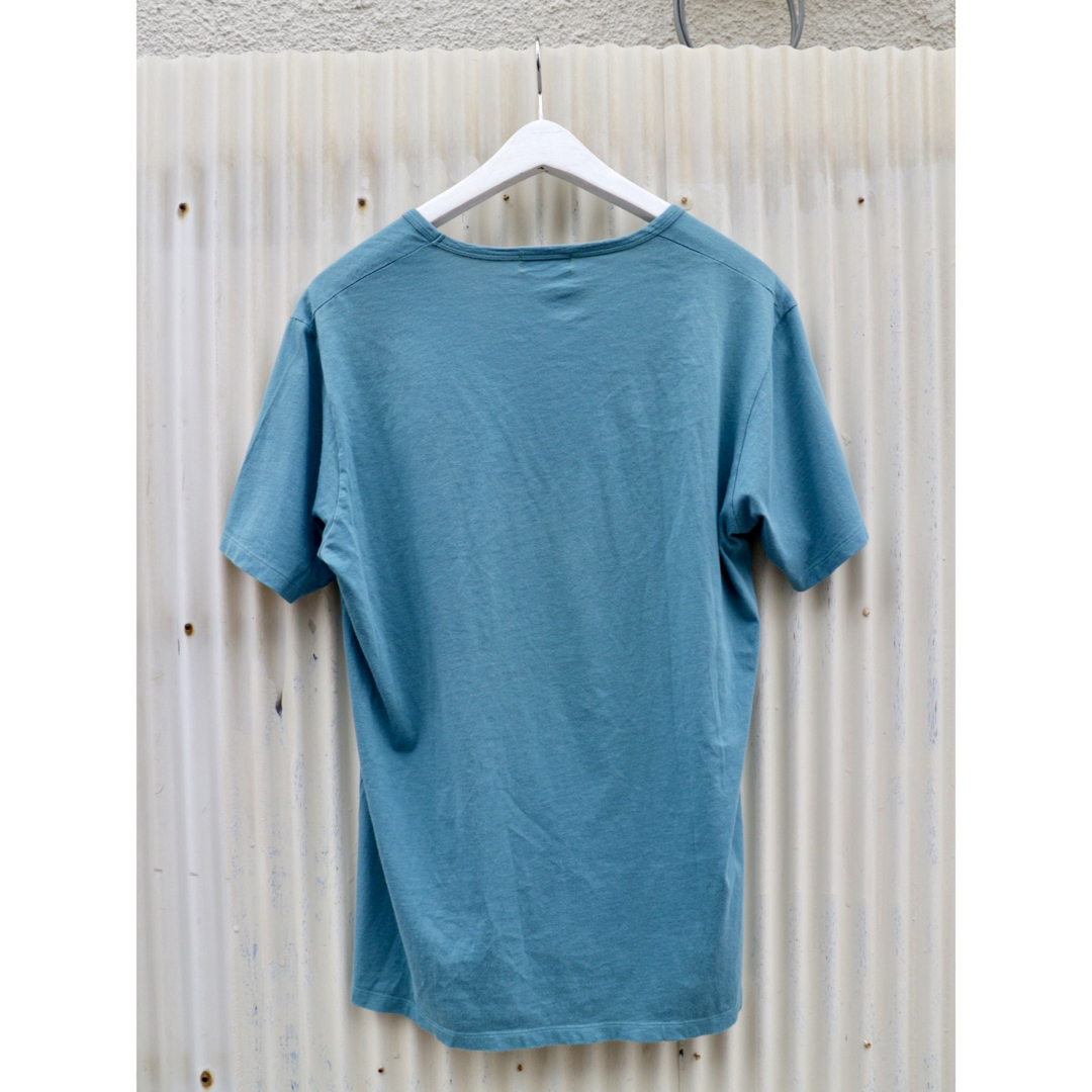 LAD MUSICIAN(ラッドミュージシャン)のLAD MUSICIAN ラッドミュージシャン ターコイズUネックTシャツ メンズのトップス(Tシャツ/カットソー(半袖/袖なし))の商品写真
