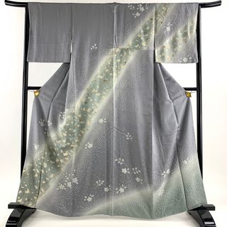 訪問着 身丈161.5cm 裄丈66cm 正絹 秀品 【中古】(着物)