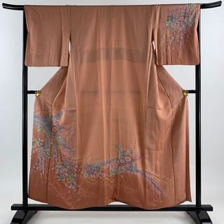 訪問着 身丈156cm 裄丈67cm 正絹 秀品 【中古】(着物)