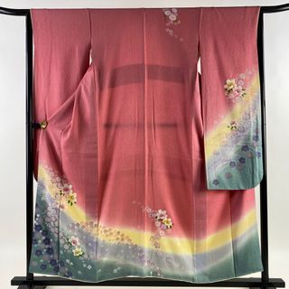 振袖 身丈156cm 裄丈65cm 正絹 名品 【中古】(着物)