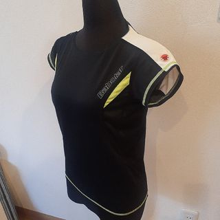 バボラ(Babolat)のバボラ Tシャツ 黒 レディース L(Tシャツ(半袖/袖なし))