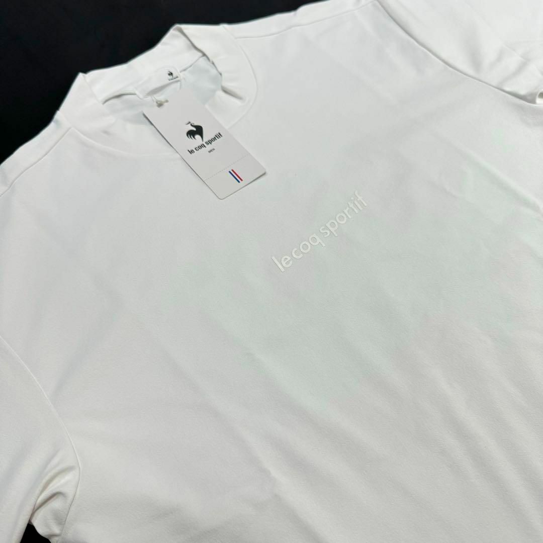 le coq sportif(ルコックスポルティフ)のルコックスポルティフ　半袖Tシャツ　メンズO（XL）サイズ　ホワイト メンズのトップス(Tシャツ/カットソー(半袖/袖なし))の商品写真