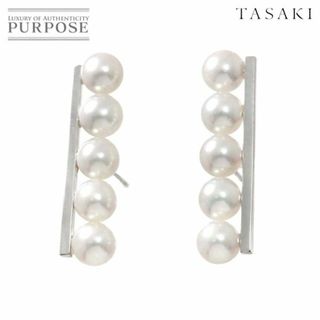 TASAKI - タサキ TASAKI バランス プラス アコヤ真珠 5.9-5.7mm ピアス K18 WG 750 田崎真珠 VLP 90226515