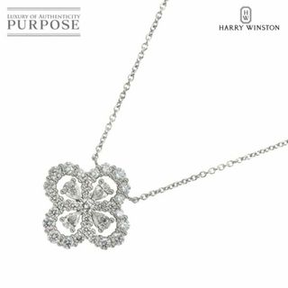 ハリーウィンストン(HARRY WINSTON)のハリーウィンストン HARRY WINSTON ループ フルモチーフ SM ダイヤ ネックレス 40cm Pt プラチナ 【証明書付き】 VLP 90228250(ネックレス)