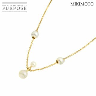 ミキモト MIKIMOTO アコヤ真珠 6.0-4.1mm ネックレス 43cm K18 YG イエローゴールド 750 パール VLP 90228253