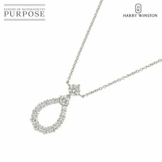 ハリーウィンストン(HARRY WINSTON)のハリーウィンストン HARRY WINSTON ループ ダイヤ ネックレス エクストララージ 40cm Pt プラチナ【証明書付き】 VLP 90229179(ネックレス)