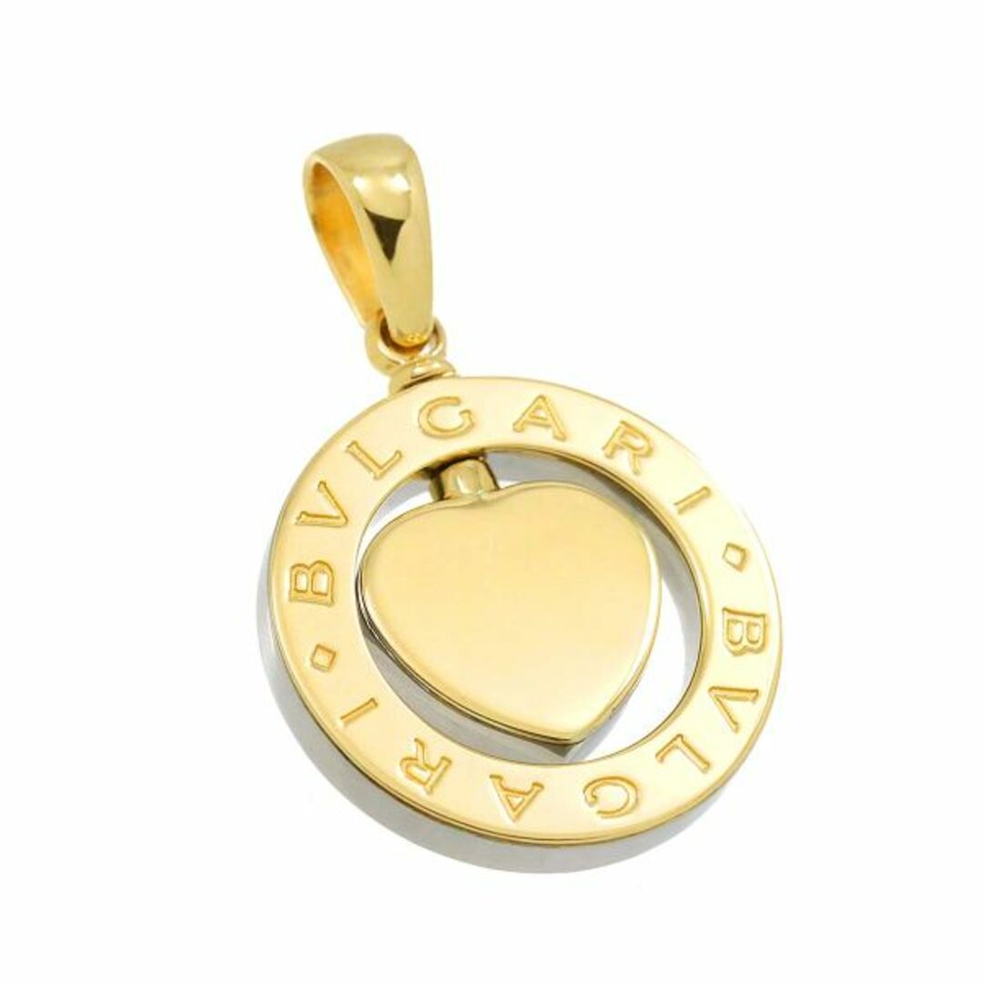 BVLGARI - ブルガリ BVLGARI ダブル ロゴ ペンダント トップ K18 YG BVLGARI - ブルガリ BVLGARI ダブル ロゴ ペンダント トップ K18 YG