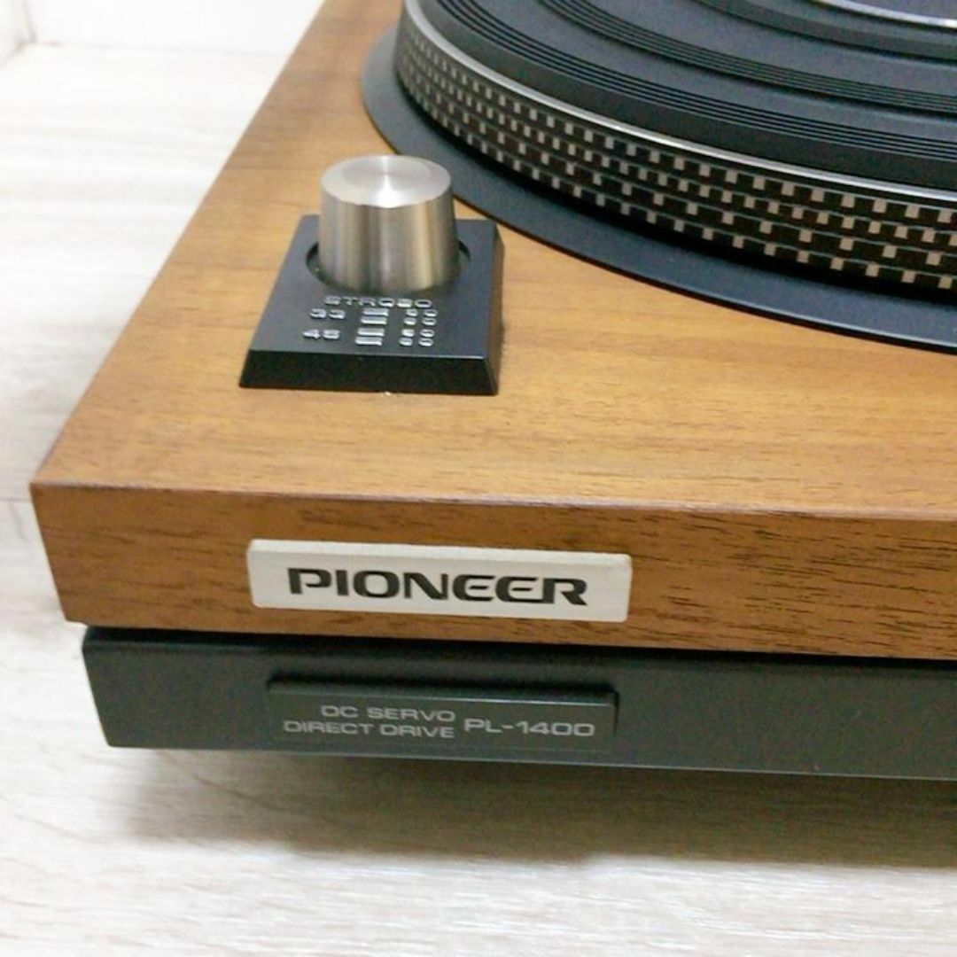 動作品 PL-1400 pioneer パイオニア ターンテーブル 楽器のDJ機器(ターンテーブル)の商品写真