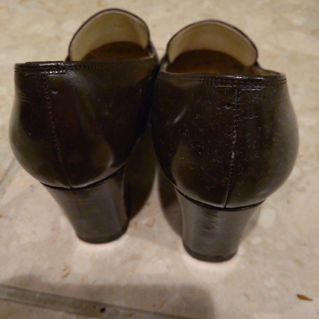 ミハマ　パンプス　ローファー　ハイヒール　ブラウン　茶色　レディース レディースの靴/シューズ(ハイヒール/パンプス)の商品写真