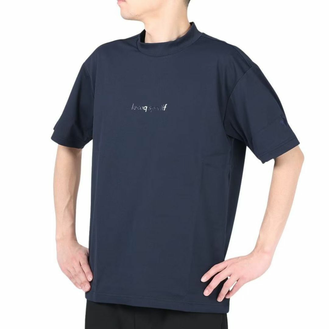 le coq sportif(ルコックスポルティフ)のルコックスポルティフ　半袖Tシャツ　メンズLサイズ　ネイビー メンズのトップス(Tシャツ/カットソー(半袖/袖なし))の商品写真