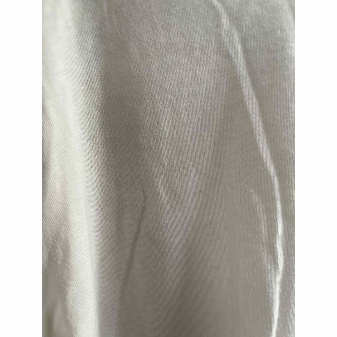 パシオス　半袖　五分袖　レース　花柄　ホワイト　白　トップス　リボン レディースのトップス(カットソー(半袖/袖なし))の商品写真