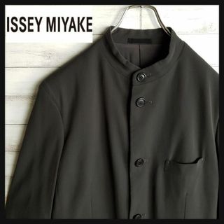 イッセイミヤケ(ISSEY MIYAKE)の【人気カラー】イッセイミヤケ ジャケット マオカラー 成田凌 人気 レア M(ノーカラージャケット)