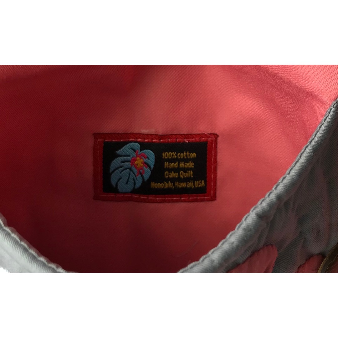 「正規品」エコバッグ ♡ホヌ/プルメリア♡ローズピンク♡ハワイアンキルト レディースのバッグ(エコバッグ)の商品写真
