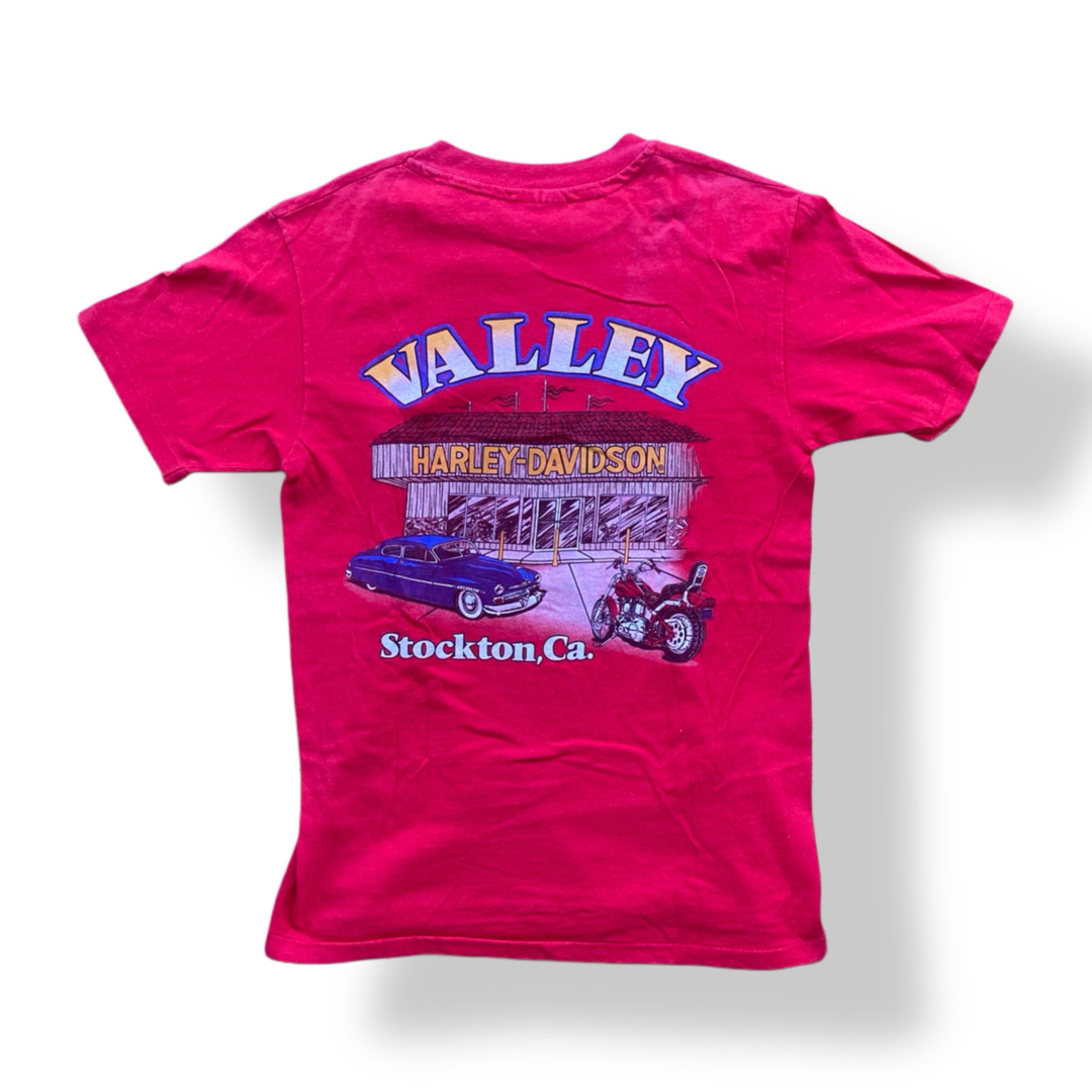 Harley Davidson(ハーレーダビッドソン)の【即日発送】80s ハーレーダビッドソン Tシャツ USA製 M 古着 ヘインズ メンズのトップス(Tシャツ/カットソー(半袖/袖なし))の商品写真