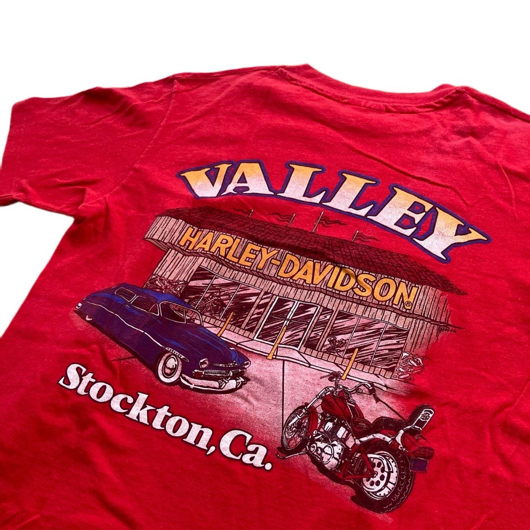 Harley Davidson(ハーレーダビッドソン)の【即日発送】80s ハーレーダビッドソン Tシャツ USA製 M 古着 ヘインズ メンズのトップス(Tシャツ/カットソー(半袖/袖なし))の商品写真