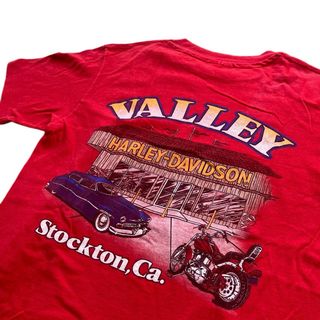 ハーレーダビッドソン(Harley Davidson)の【即日発送】80s ハーレーダビッドソン Tシャツ USA製 M 古着 ヘインズ(Tシャツ/カットソー(半袖/袖なし))