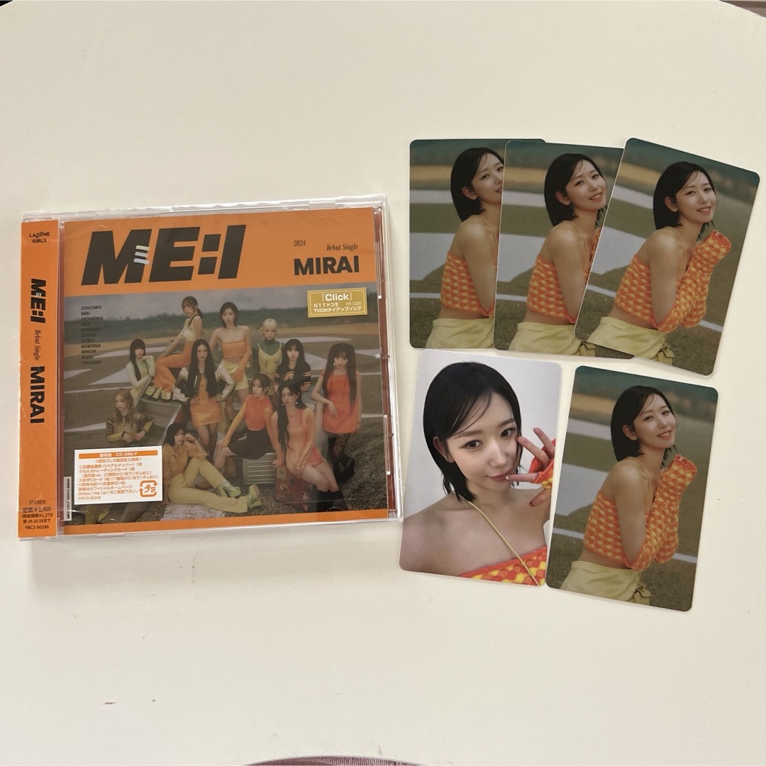 ME:I 笠原桃奈 MIRAI CD 通常盤 エンタメ/ホビーのCD(K-POP/アジア)の商品写真