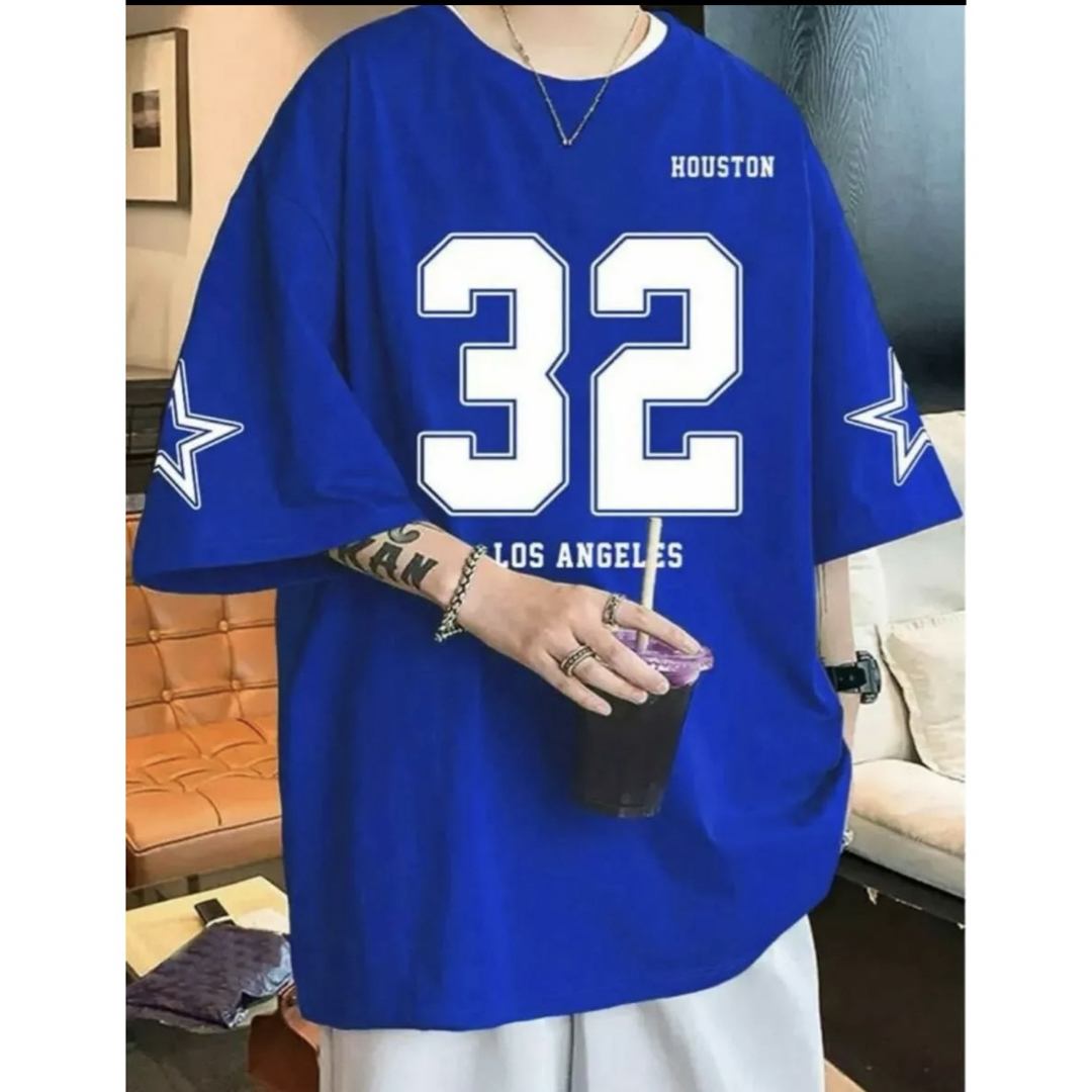 ☆SALE☆Manfinity Men's Tシャツ XXL BLUE メンズのトップス(Tシャツ/カットソー(半袖/袖なし))の商品写真