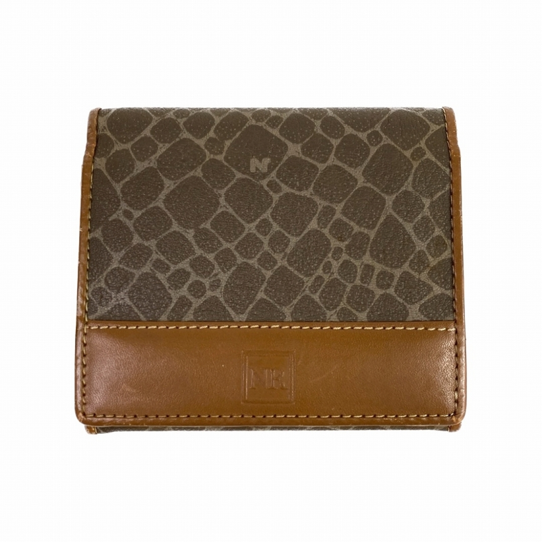 NINA RICCI(ニナリッチ)のニナリッチ レザー 二つ折り財布 ブラウン A-0266 レディースのファッション小物(財布)の商品写真